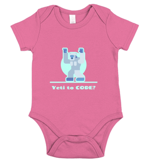 Yeti to Code Short Sleeve Baby One-Piece
