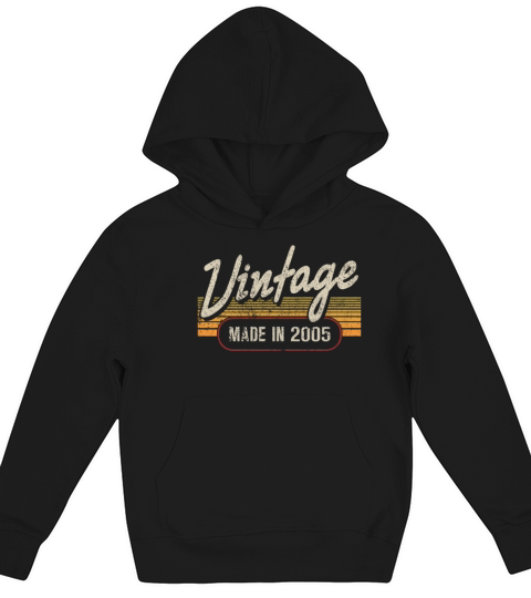 Vintage MADE IN 2005 Kids Hoodie