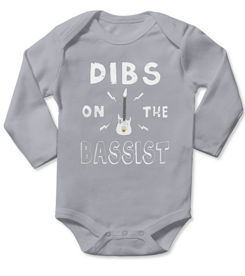 Dibs on The Bassist - Bass Guitar Gifts for Men Women Shirt Long Sleeve Baby One-Piece