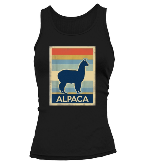 Weinlese-Alpaka T-Shirt Tank top Woman