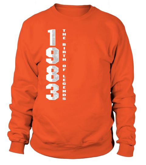 The Birth Of Legends 1983 37 th Birthday Gift Women's Sweatshirt