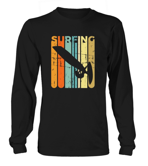 Retro Windsurfing Vintage Surfing Windsurfer Gift Women's Long Sleeve
