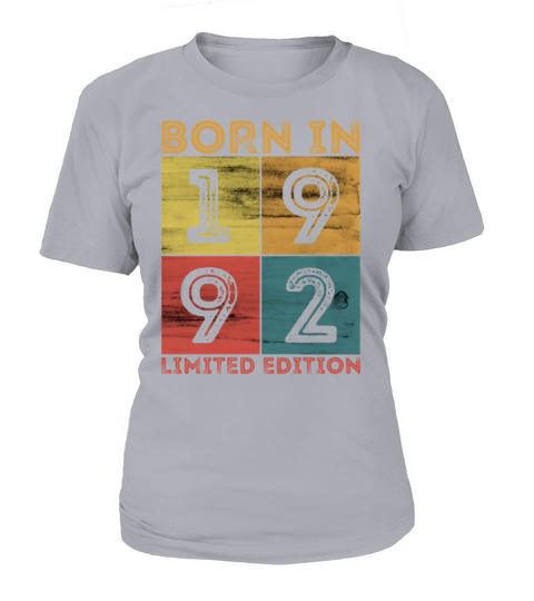 30th Birthday Born In 1992 Limited Edition Vintage Women's T-Shirt