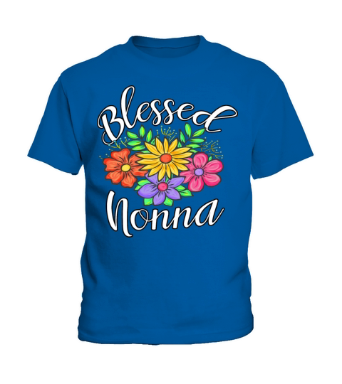 Blessed Nonna Gifts Grandmother Costumes Gift Idea Kids T-Shirt
