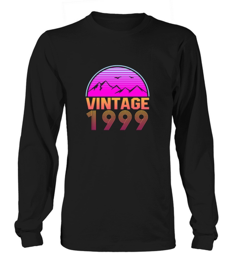 Retrowave Vintage 1999 Birthday Gift Idea Women's Long Sleeve