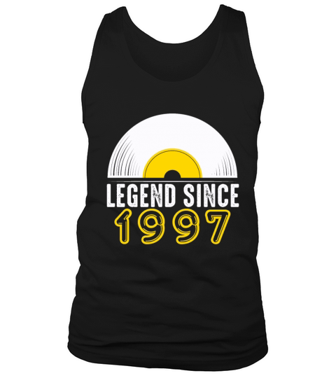 Birthday Present Legend Since 1997 Record Gift Men's Tank Top