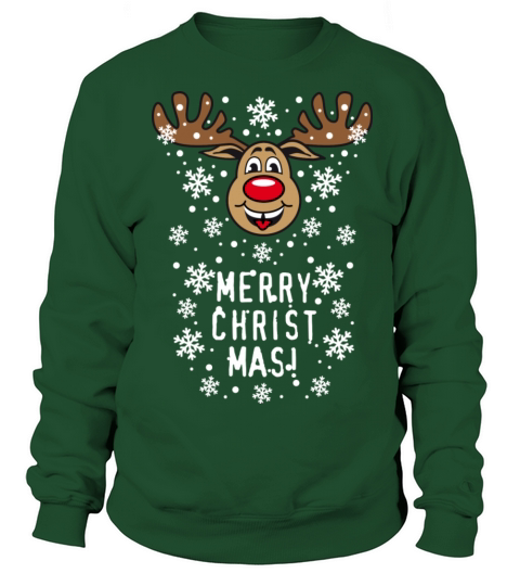 Deer Rudolph Xmas Women's Sweatshirt