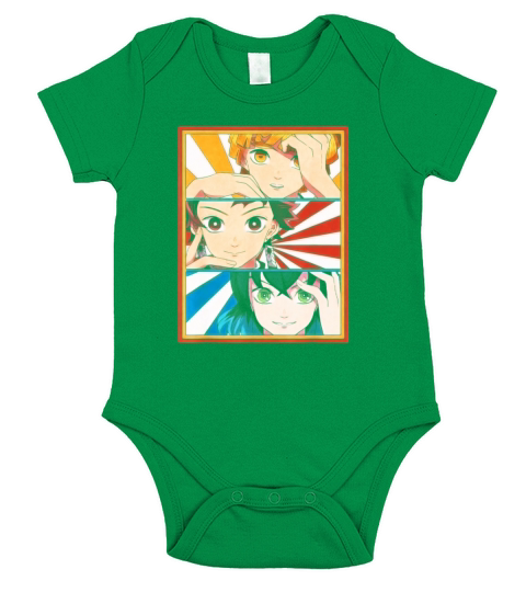 Slayer Demon Anime Classic Short Sleeve Baby One-Piece