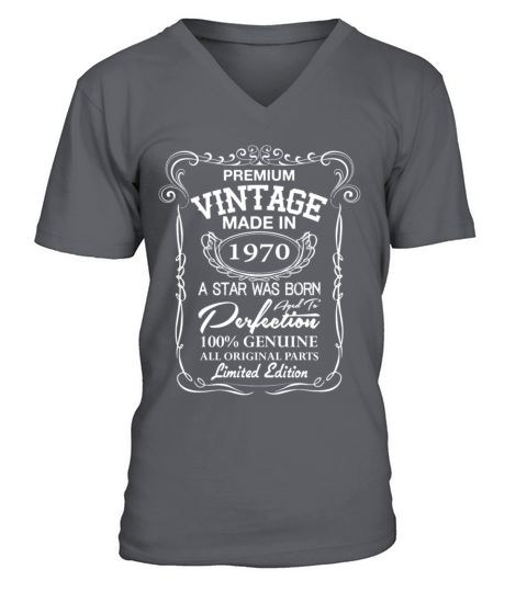 vintage made in 1970 Men's V-Neck T-shirt