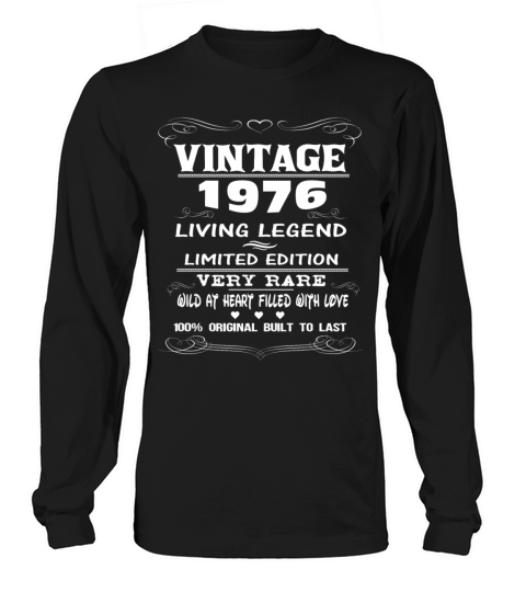 VINTAGE 1976 Men's Long Sleeve