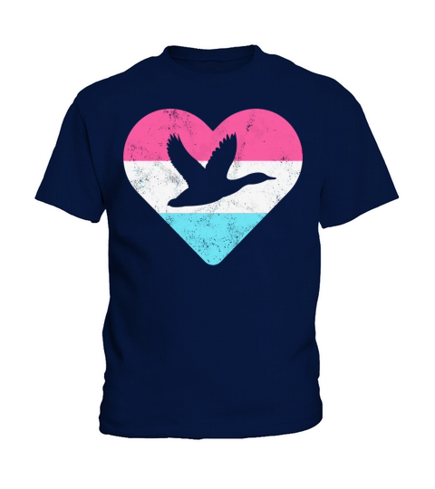Retro Vintage Duck Gift For Women Or Girls Kids T-Shirt