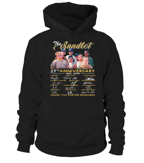The Sandlot 27th Anniversary 1993-2020 Thank You For The Memories Signature Shirt Hoodie Unisex