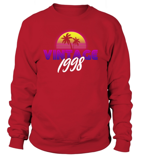 Retrowave Vintage 1998 Birthday Gift Idea Men's Sweatshirt