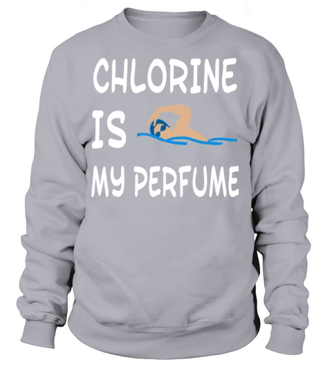 Swimming - Chlorine is my Perfume - Funny Swim S Women's Sweatshirt