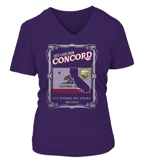 Concord - CALIFORNIA V-neck T-Shirt Woman