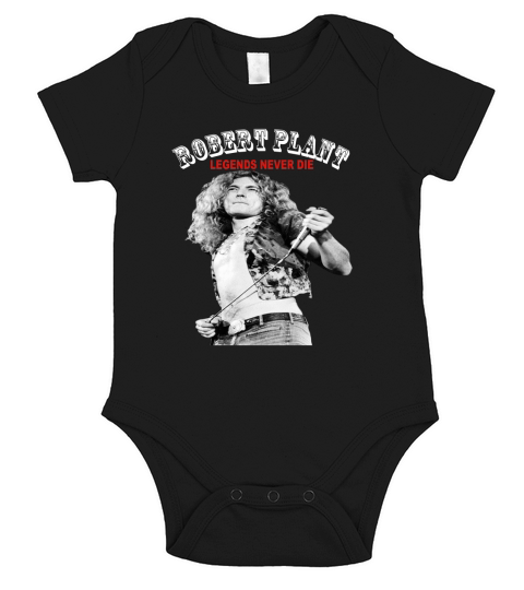 Robert Plant Legends never die shirt Short Sleeve Baby One-Piece
