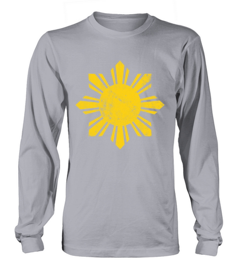 Philippines print Filipino Vintage Sun product Men's Long Sleeve