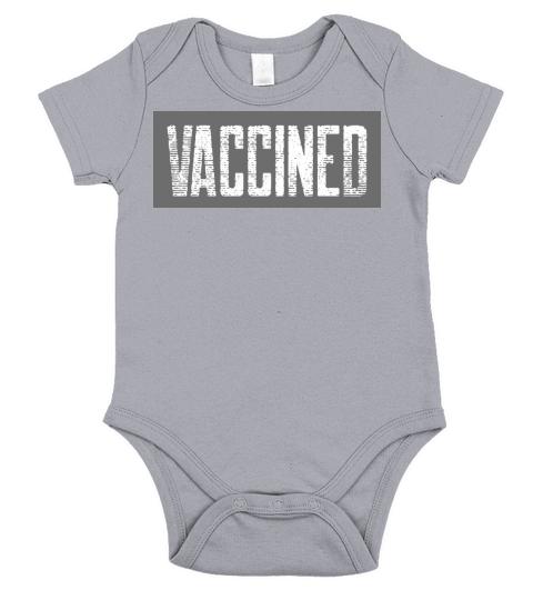 Vaccined - Funny Cute 2021 Short Sleeve Baby One-Piece