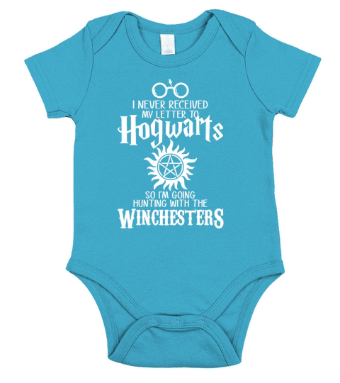 I Never Received My Letter To Hogwarts Im Going Hunting Short Sleeve Baby One-Piece