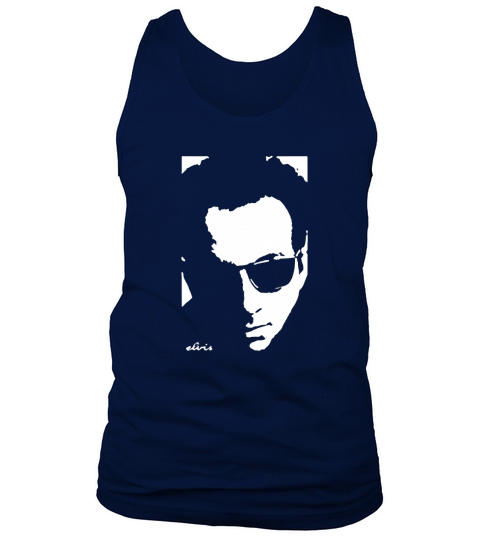 Elvis Costello Portrait  Fan Tank Top Unisex
