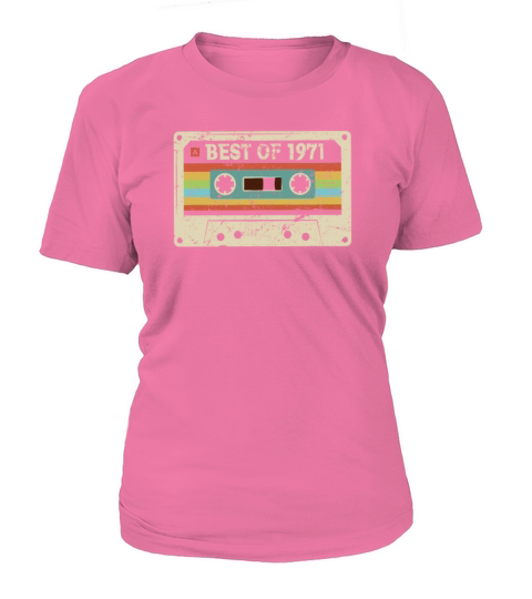 Best of 1971 Vintage Cassette 50th Birthday Gift Women's T-Shirt