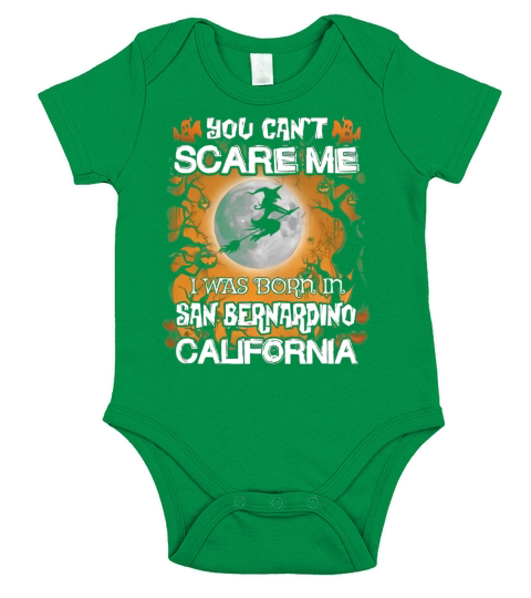 San Bernardino California Short Sleeve Baby One-Piece