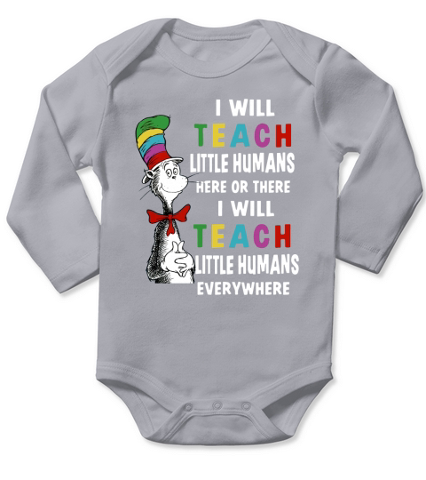 TEACH LITTLE HUMANS Long Sleeve Baby One-Piece