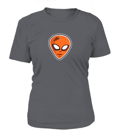 Funny Alien Head On Secret Space Program On Their Women's T-Shirt