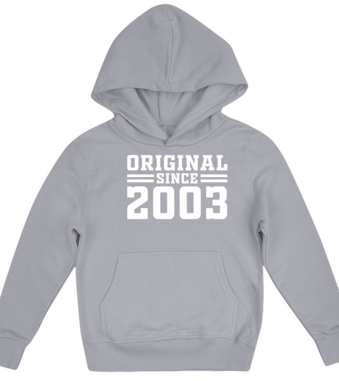 18th Birthday Gift Vintage 2003 18 Years Kids Hoodie