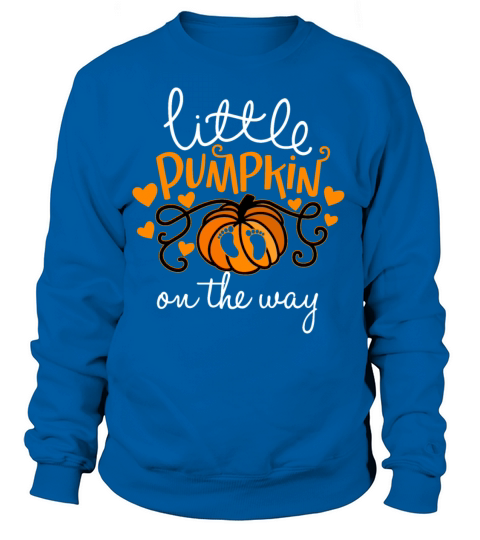Halloween Little Pumpkin On The Way Pregnancy Women's Sweatshirt