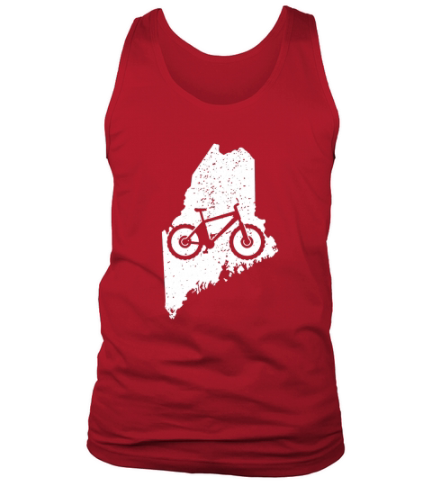 Maine Mountain Bike Shirt Tank Top Unisex