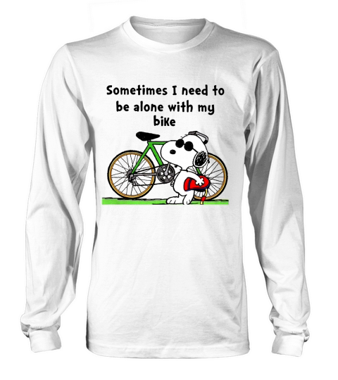 Snoopy Bike ! Long sleeved Unisex