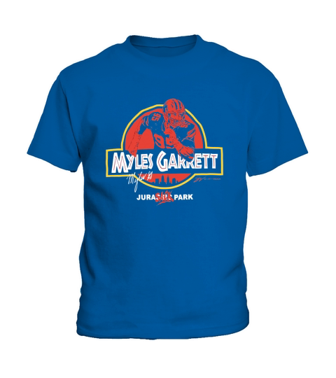 myles garrett vintage art Kids T-Shirt