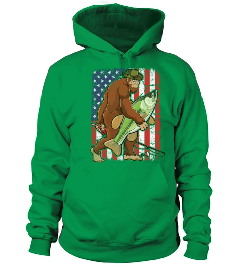 Fishing Dad Fisherman USA Retro Vintage Fishing Women's Hoodie
