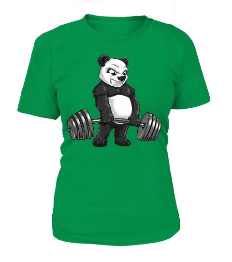 Deadlift Panda Workout Powerlifter Bodybuilder Women's T-Shirt