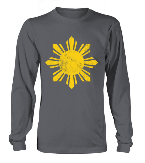Philippines print Filipino Vintage Sun product Women's Long Sleeve