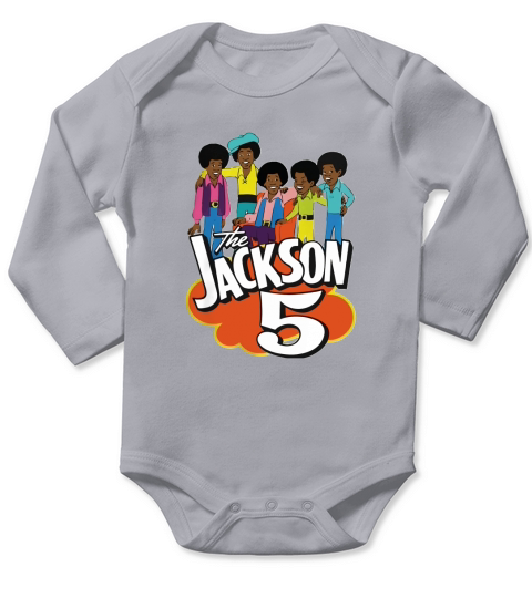 The Jackson 5 70’s cartoon shirt - Unisex Long Sleeve Long Sleeve Baby One-Piece