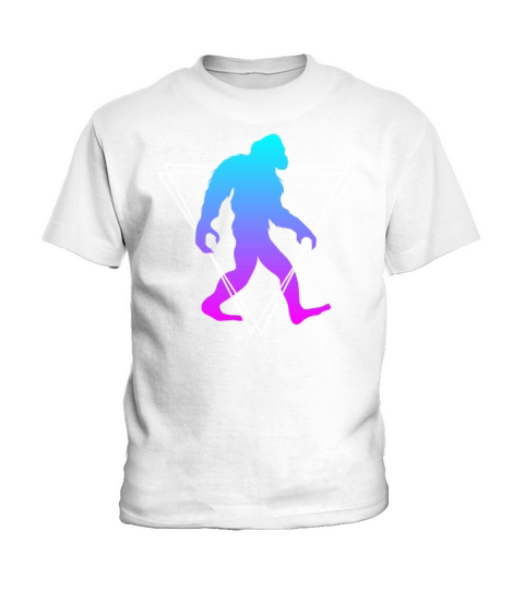 Bigfoot Sasquatch Animal Retro Vintage Gift Kids T-Shirt