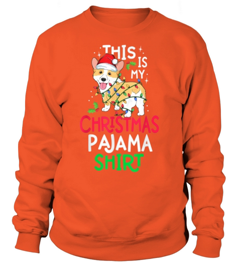 Corgi Tree Light Dog Xmas Women's Sweatshirt