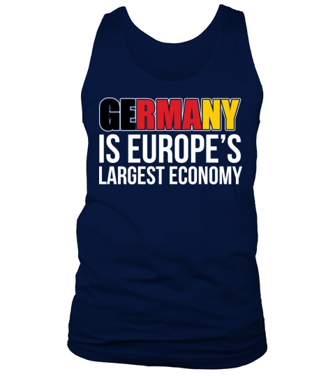 Fun Facts Germany Europes Economy Funny Gift Men's Tank Top