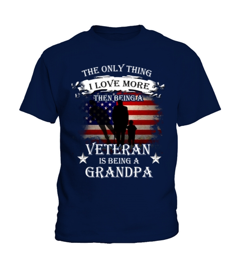 Veterans T-shirt - Veteran grandpa Kids T-Shirt