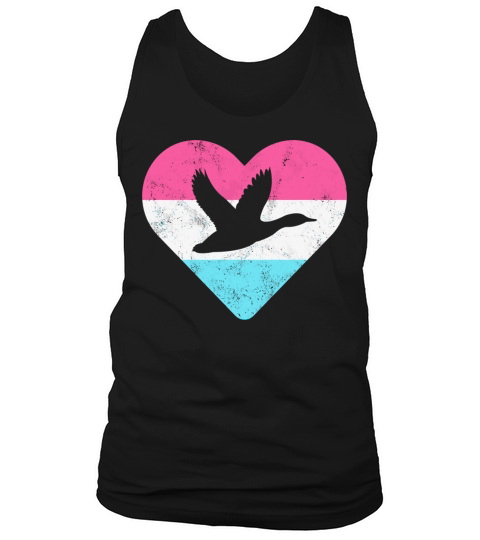 Retro Vintage Duck Gift For Women Or Girls Men's Tank Top