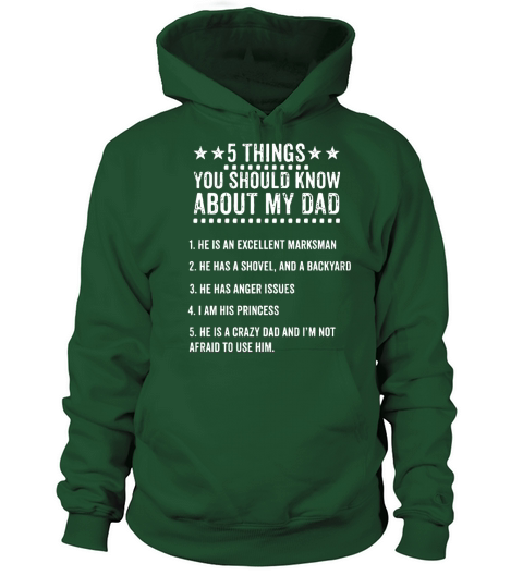 5 Things You Should Know About My Dad Women's Hoodie