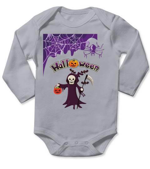 Halloween Long Sleeve Baby One-Piece