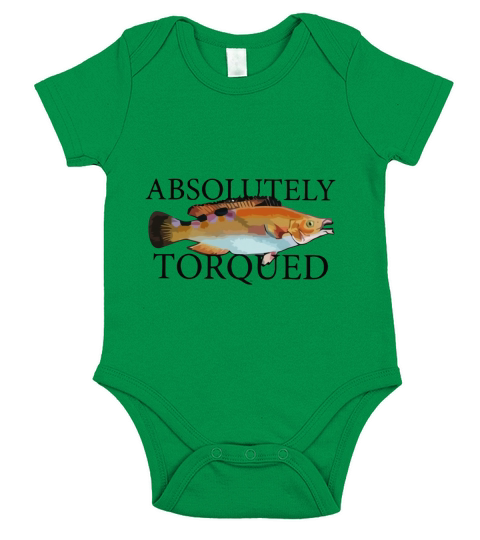 Absolutely Torqued Fish Short Sleeve Baby One-Piece