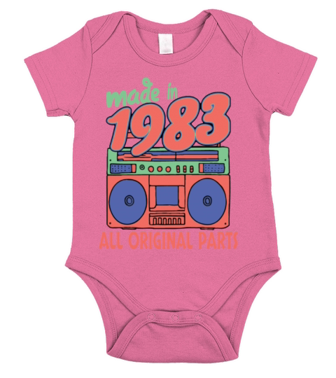 Made in 37th 37 years old birthday gift Short Sleeve Baby One-Piece