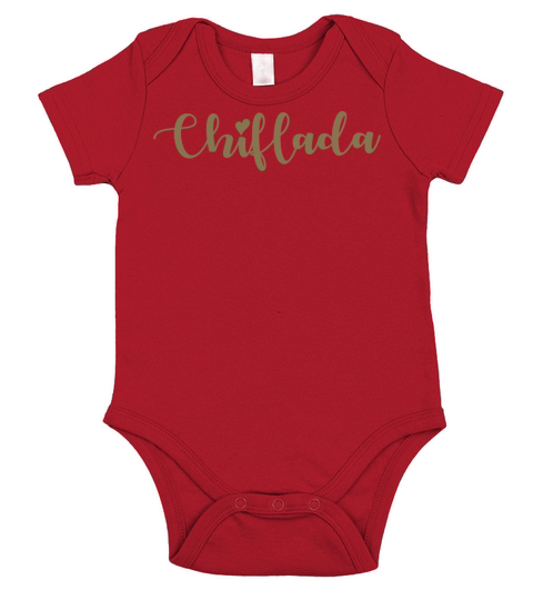 Chiflada Gold Mexican Future is latina Short Sleeve Baby One-Piece