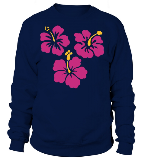 Three Hibiscus Flowers Women's Sweatshirt