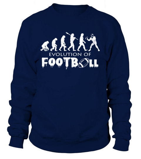 Football Evolution Cool Footballer Statement Gift Women's Sweatshirt