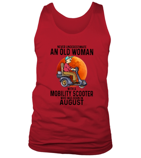 mobility scooter august Tank Top Unisex